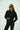Drape Top Adjustable Crewneck - Black